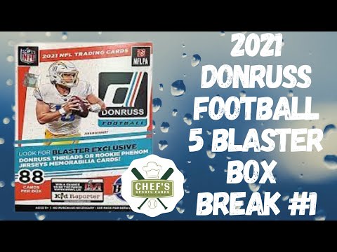 2021 DONRUSS FOOTBALL 5 BLASTER BOX BREAK #1 - LIVE 9/30/2021