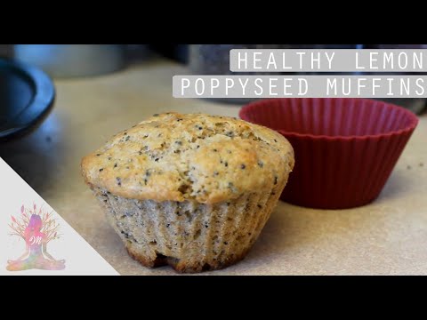 Healthy Lemon Poppyseed Muffin Recipe