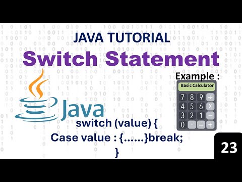 Switch Statement In Java Make A Simple Calculator Using Switch Case Java Full Course