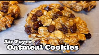 Air Fryer Oatmeal Cookies | 3 Ingredients Oatmeal Cookies Recipe