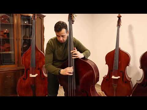 Gamba Antique Double Bass 3/4 - Hand-Made in Romania #20 image 5