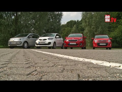 Citroen C1 & Peugeot 108 vs. VW Up & Kia Picanto
