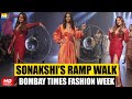 Sonakshi Sinha Stunned In Red Outfit Flashing Her Perfect T Nails Bombay Times Fashion Week 2022