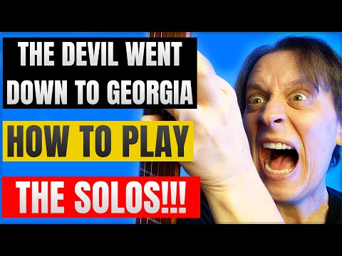 Steve Ouimette: The Devil Went Down To Georgia - PART 3 - Devil Solos Guitar Lesson