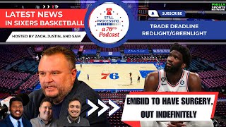 Embiid injury update, Trade target red light/green light