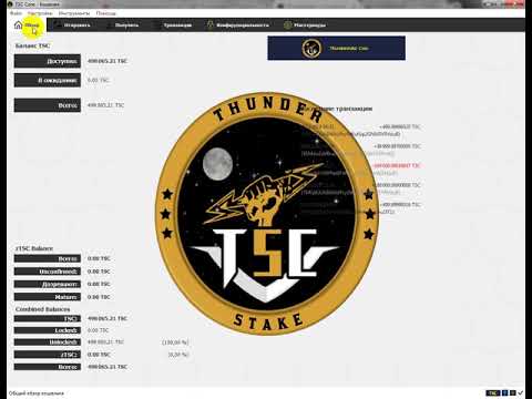 Результаты майнтнга Thunderstake TSC!