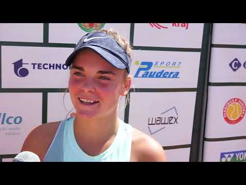 Sára Bejlek po výhře v semifinále | Mácha Lake Open 2022