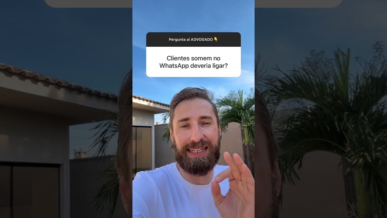 "Clientes Somem no WhatsApp Deveria Ligar?" #marketingjuridico #advocacia