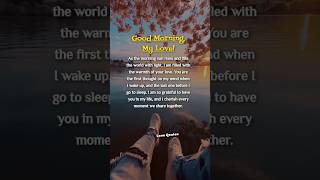 Download lagu 🌅 Good Morning My Love 💖 | A Heartfelt Message to Start the Day ❤️✨#love #shortvideos #quotes mp3 Download lagu 🌅 Good Morning My Love 💖 | A Heartfelt Message to Start the Day ❤️✨#love #shortvideos #quotes mp3