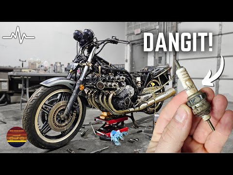 Barn Find Honda CBX Stuck Spark Plug Extraction!