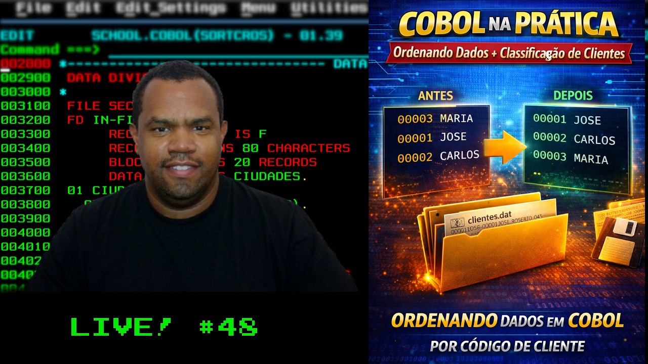 Última live COBOL Dicas