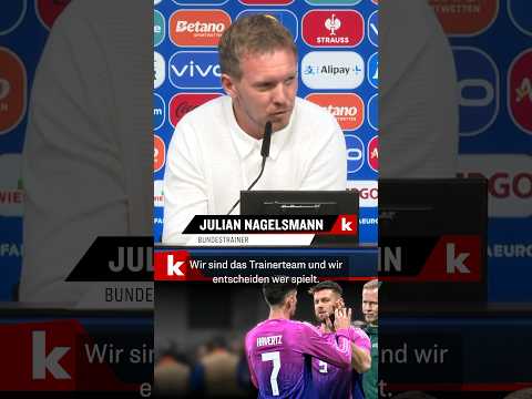 Füllkrug oder Havertz? Nagelsmann: "Wir entscheiden, wir sind das Trainerteam" #shorts
