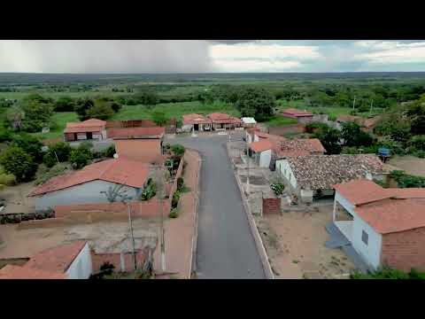 Vista aérea do Povoado Água Branca - Manoel Emídio/PI
