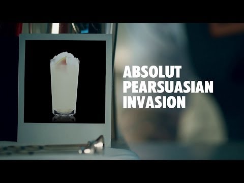 ABSOLUT PEARSUASIAN INVASION DRINK RECIPE - HOW TO MIX