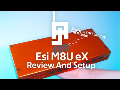 Is this my MIDI solution? Esi M8U eX MIDI Interface Review and Setup