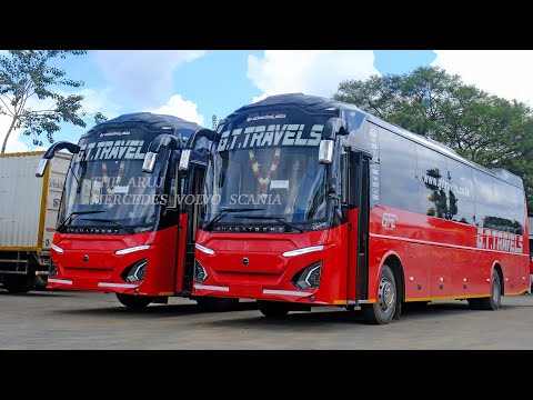 GT Vijayapura’s | Factory Fresh | BharatBenz 1824 13.5M | Damodar Rudra AC Sleeper | With 🚽 Washroom