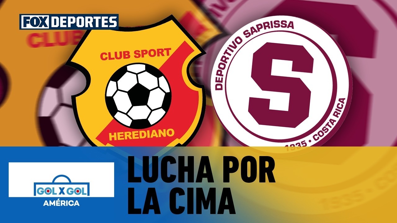 😎🔥 LIGA DE COSTA RICA | Herediano se mantiene como líder, Saprissa lo sigue de cerca | GolXGol