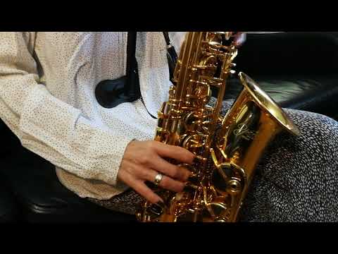 Opera saxophone plays Balkan music