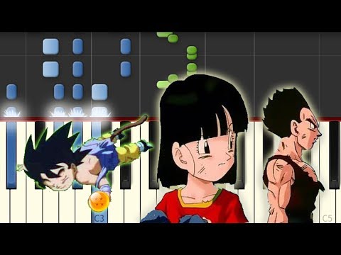 La Cancion Mas Triste / Adios Goku / Piano Tutorial / Notas Musicales Video