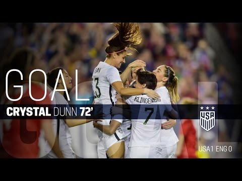 WNT vs. England: Crystal Dunn Goal - March 3, 2016