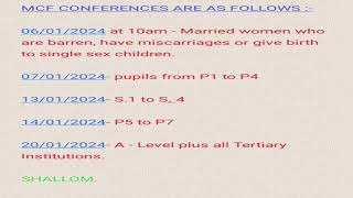 MCF: Friday Deliverance Service With Pastor Tom Mugerwa 05/01/2024