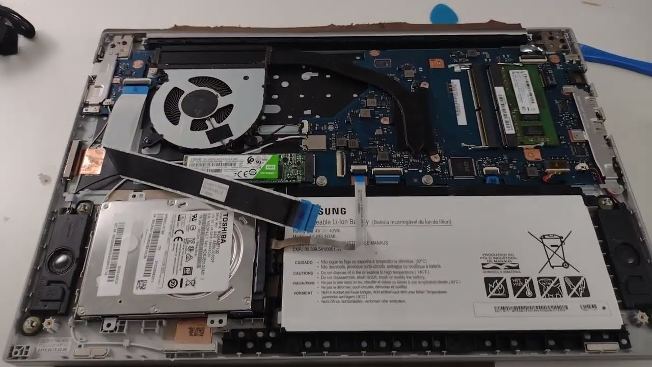 Samsung Book E30 - Principais Upgrades (Memória, HD, SSD, Processador, Bateria) BA68-12770A