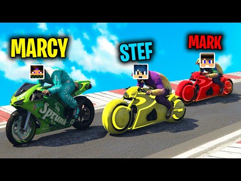 RAMPE IMPOSSIBILI CON I MIEI AMICI - GTA 5 GARE w/ Stef Phere Mark