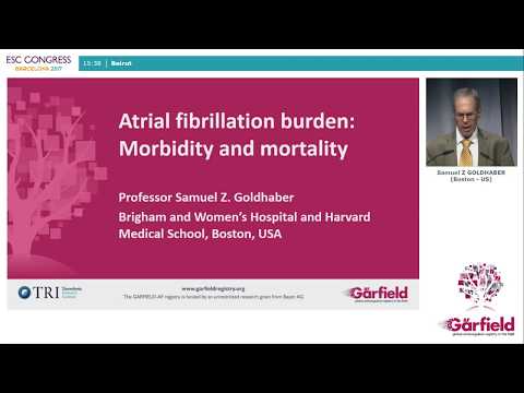 Prof Samuel Z Goldhaber - ESC 2017: Atrial fibrillation burden