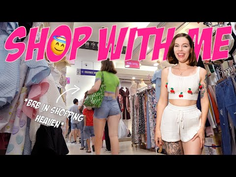 lets go shopping in Bangkok 🍒 (concert outfit) + try on haul