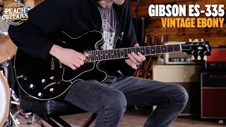 Video thumbnail for No Talking...Just Tones | Gibson ES-335 Vintage Ebony by Peach Guitars