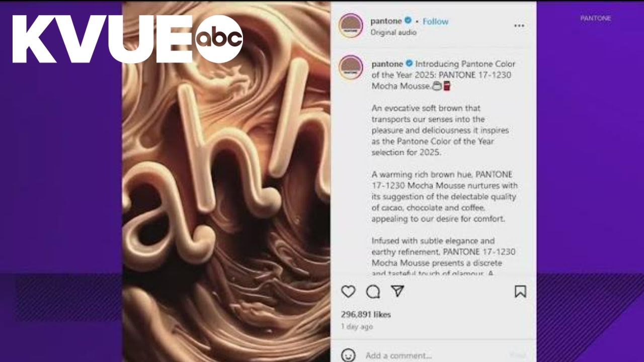 Pantone names 'Color of the Year' for 2025