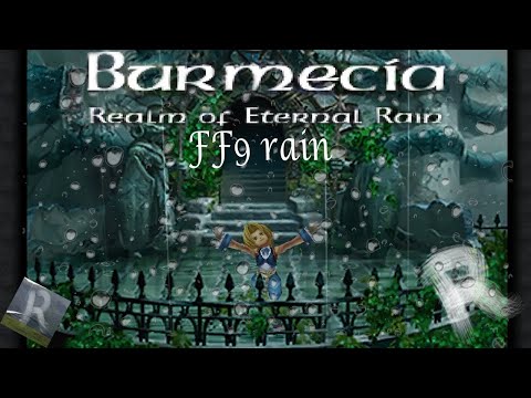 Relaxing Rain in Final Fantasy 9  (1 Hour) - Burmecia - Rain in Video Games