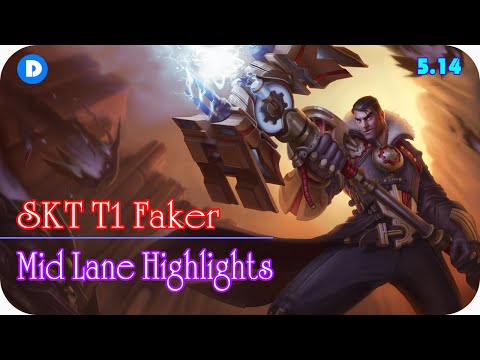 SKT T1 Faker Jayce vs Ryze - Highlights - KR SoloQ - Patch 5.14