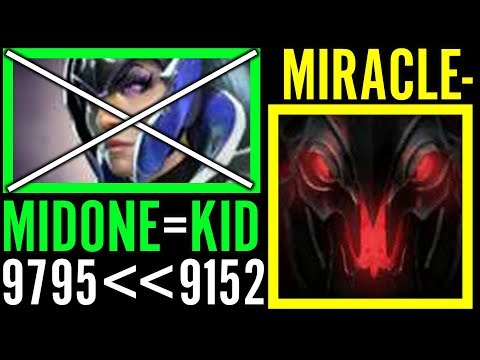MIRACLE vs MIDONE Who is OWNING??? Dota 2 707 META