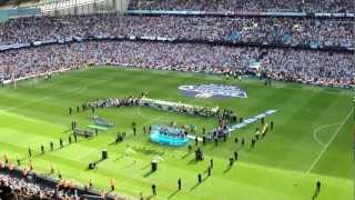 preview picture of video '3/3 Lifting the Trophy (uncut) Manchester City Win the Premier League 13/5/2012'