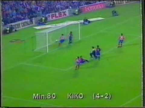 TEMP 94-95 Jornada 6. 4-2 Kiko (Barcelona-Atletico).wmv