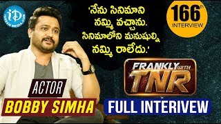 Actor Bobby Simha (Disco Raja ) Exclusive Interview || Frankly With TNR #166 || Talking Movies video