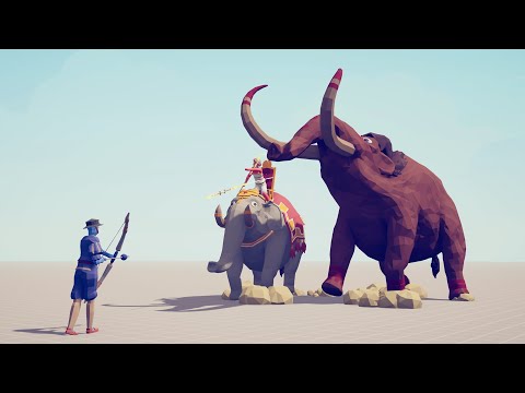 MAMMOTH & ELEPHANT vs EVERY UNIT - Totally Accurate Battle Simulator