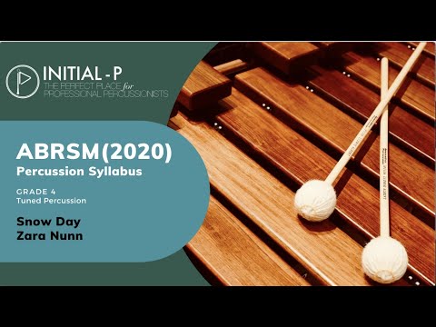 INITIAL-P 2020 ABRSM Tuned Percussion Grade 4 - Snow Day by Zara Nunn