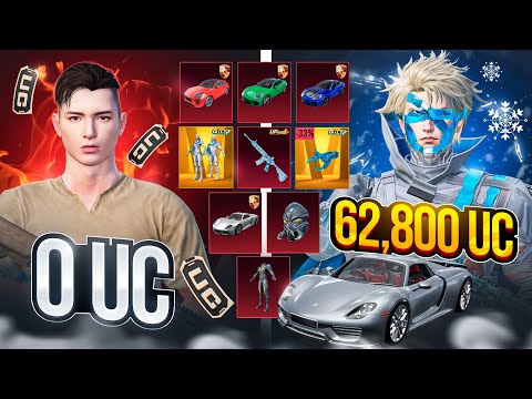 😱YANGI AKKAUNTNI 62,800 UC KUCHAYTIRDIM - OBUNACHIM SHOKDA 🥵 PUBG MOBILE!