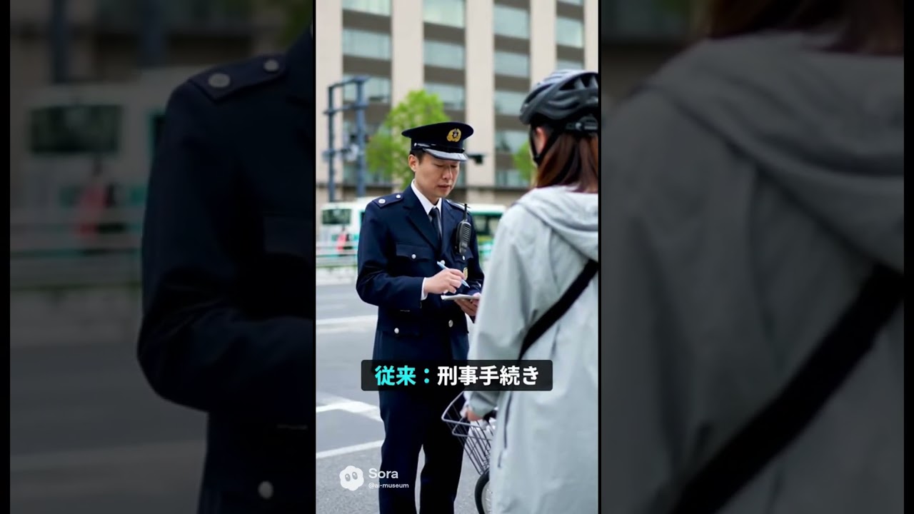 【AI】青切符って何？ #自転車 #道路交通法 パート3