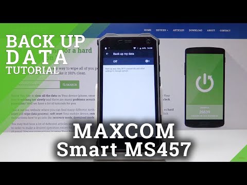 How to Activate Google Backup in MAXCOM Smart MS457 Strong - Save Data