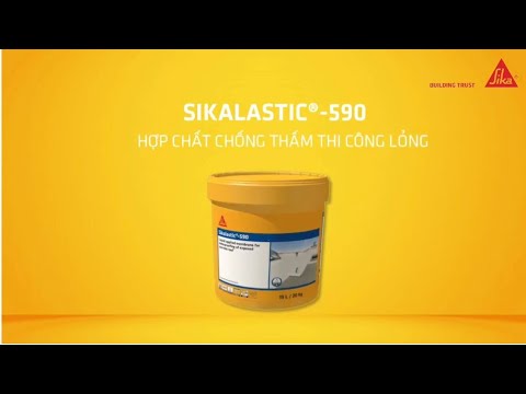 Hướng Dẫn Sửa Chữa Chống Thấm Vết Nứt Sàn Mái Bê Tông Với Sikalastic®-590