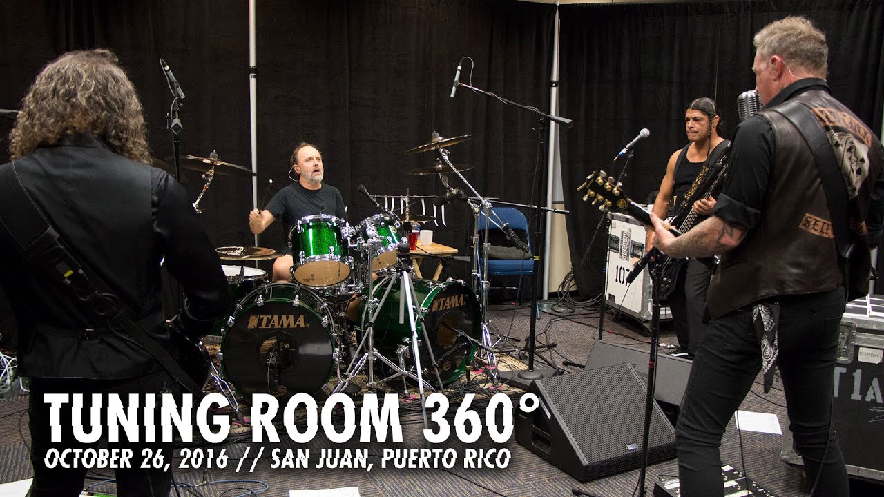 Metallica: Tuning Room 360Â° (San Juan, Puerto Rico - 2016) - YouTube