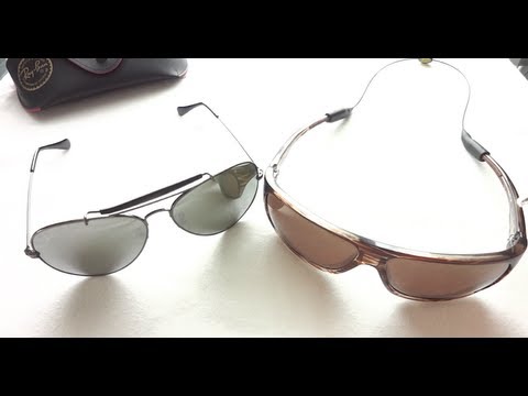 Maui Jim Island Time Polarized vs RayBan Aviator Sunglasses Review