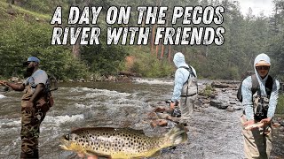 Perfecting Our Fly Fishing Skills: A Day on the Pecos River with Friends #pecos #newmexico #trout