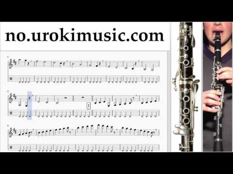 Lær å Spille Klarinett Calvin Harris ft. Rihanna - This Is What You Came For Melodi Trening Del#1