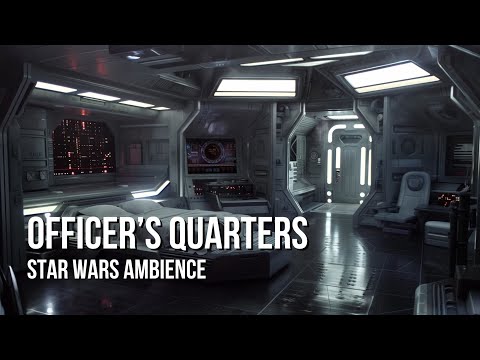 Imperial Officer's Quarters | Star Wars Ambience | Star Destroyer Ambience, Sleep Aid, No Music