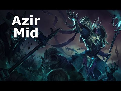 Season 6/Diamond, Azir Mid, Full Game Commentary!
