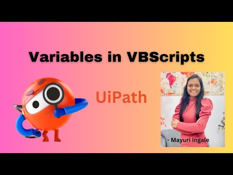 Variables In Vbscript Vbscript Uipath Vb Dotnet Code